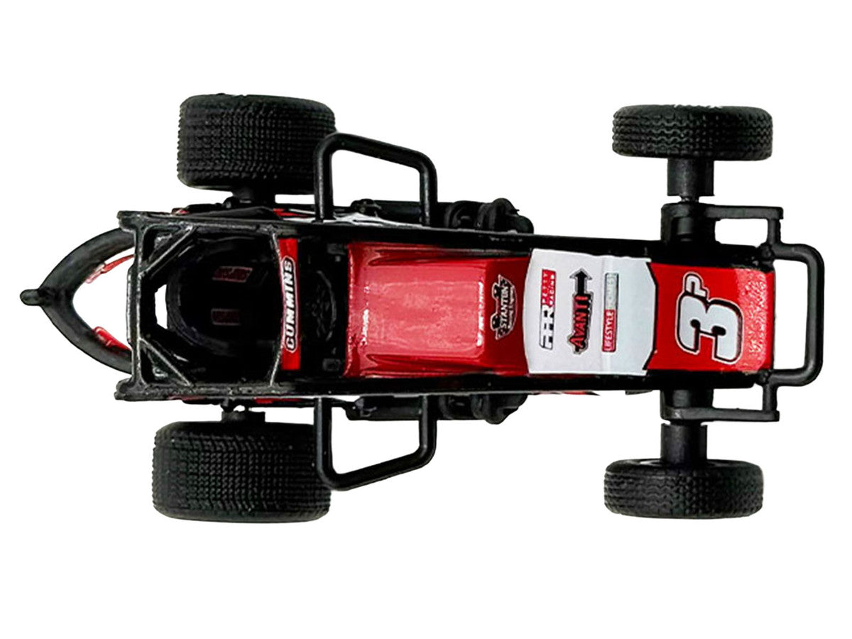 USAC Sprint Car #3P Kyle Cummins "Avanti" Champion "USAC Sprint Car National Championship" (2025) 1/64 Diecast Model Car by ACME-3