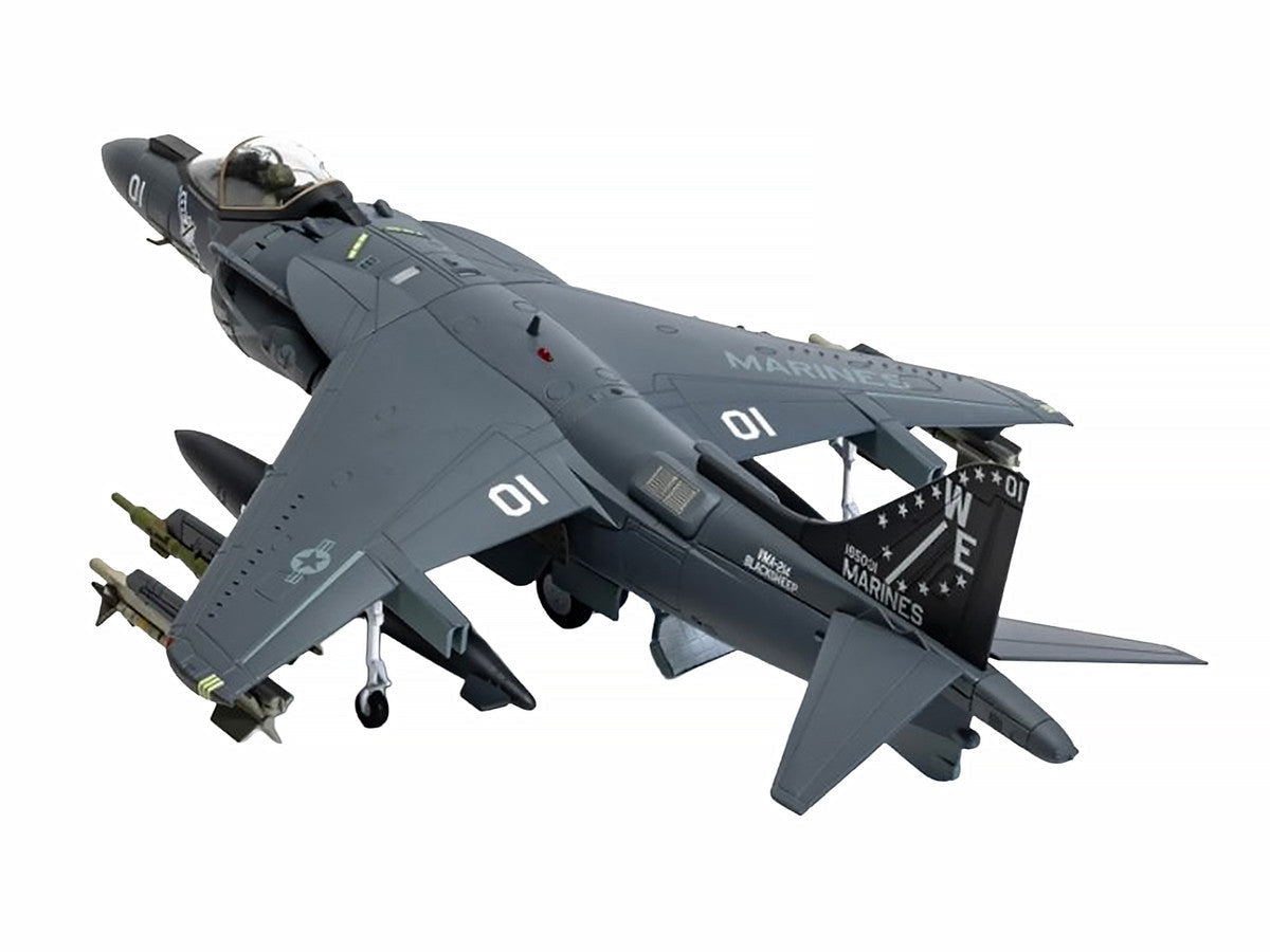 McDonnell Douglas AV-8B Harrier II Plus Aircraft "165001/01 VMA-214 Black Sheep MCAS Yuma" (2019) United States Marine Corps "The Aviation Archive" Series 1/48 Diecast Model by Corgi Corgi