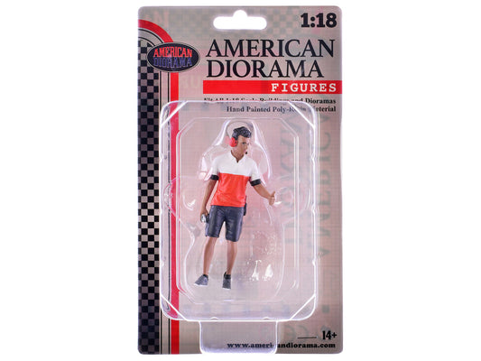 "Race Crew" Figure #2 for 1/18 scale models by American Diorama-1