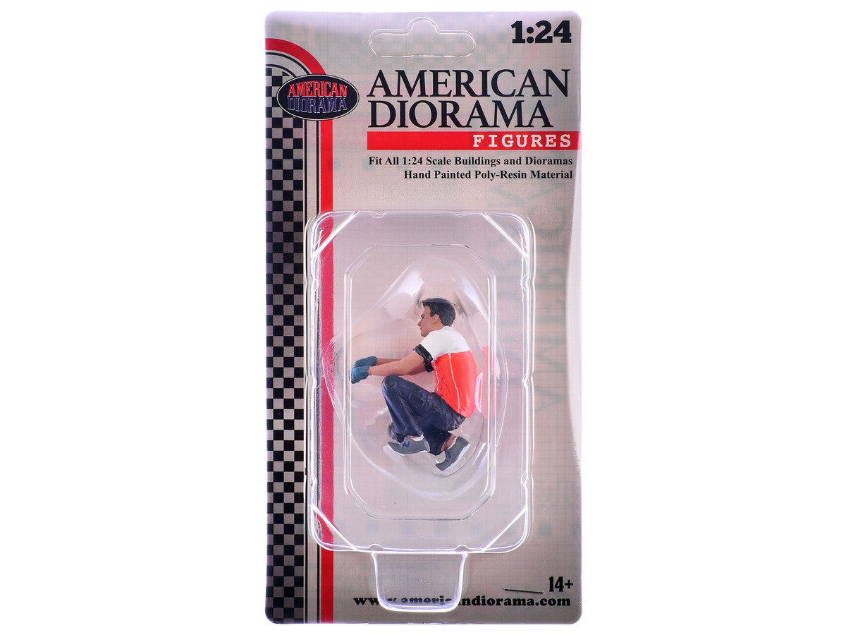 "Race Crew" Figure #5 for 1/24 Scale Models by American Diorama American Diorama