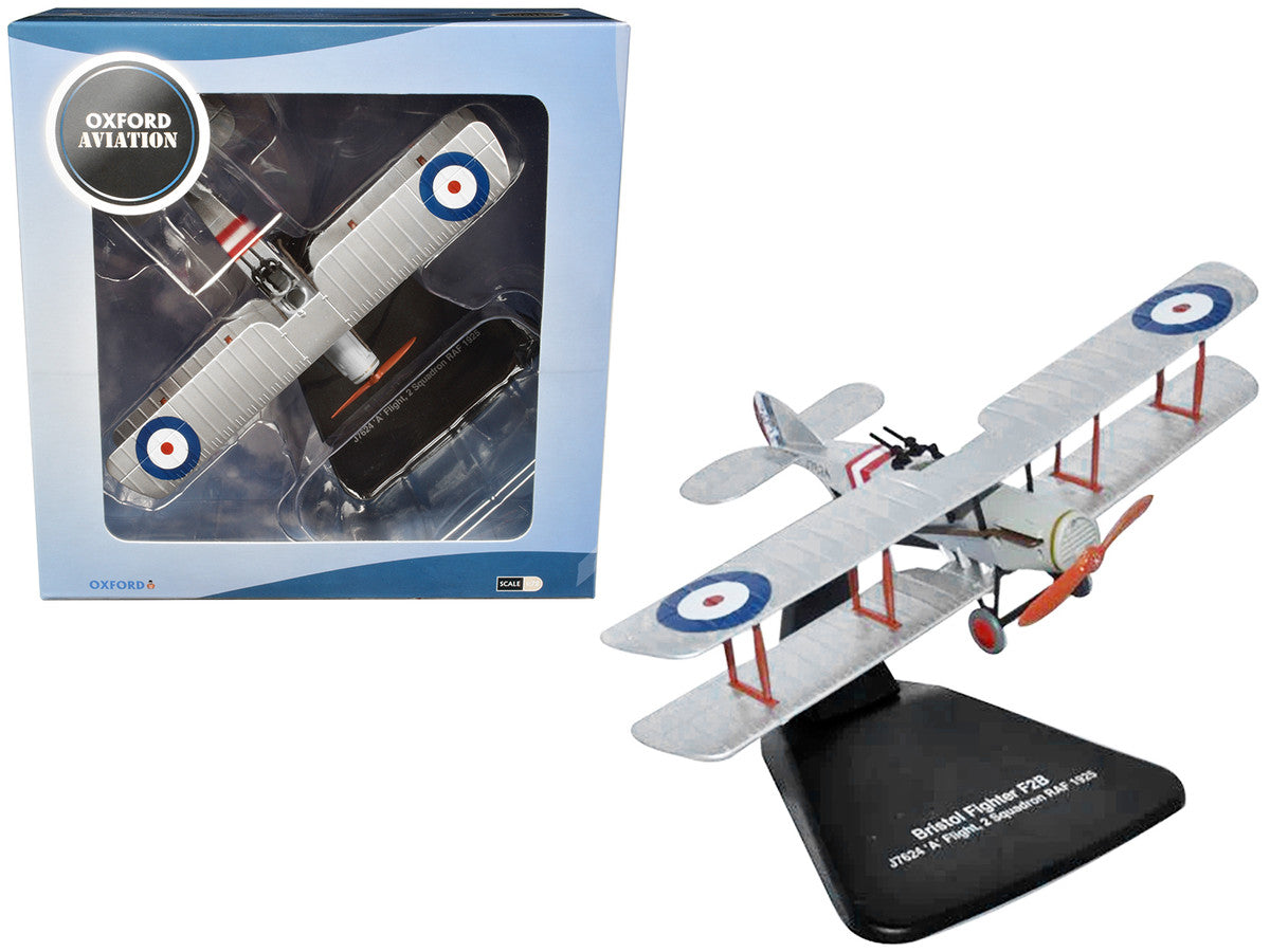 Bristol F2B Fighter Plane "J7624 'A' Flight 2 Squadron RAF" (1925) "Oxford Aviation" Series 1/72 Diecast Model Airplane by Oxford Diecast Oxford Diecast