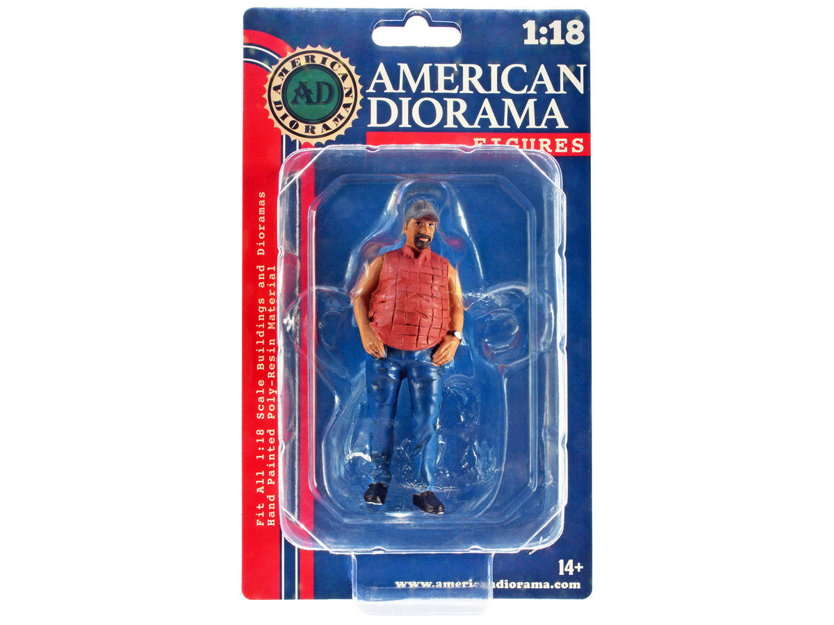 "Campers" Figure 1 for 1/18 Scale Models by American Diorama American Diorama