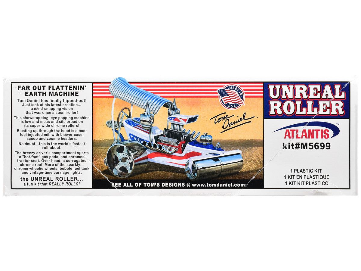 Skill 2 Model Kit Tom Daniel's Unreal Roller "America 250th Anniversary" Edition 1/24 Scale Model by Atlantis Atlantis