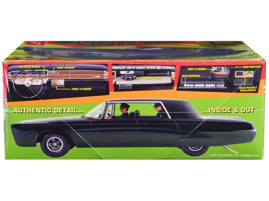 Skill 2 Model Kit Black Beauty "The Green Hornet" (1966–1967) TV Series with Green Hornet and Kato Figures 1/25 Scale Model by AMT AMT