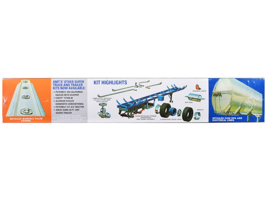 Skill 3 Model Kit Fruehauf Tanker Trailer "Gulf Oil" 1/25 Scale Model by AMT AMT
