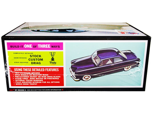 Skill 2 Model Kit 1949 Ford Coupe "The 49'er" 3-in-1 Kit 1/25 Scale Model by AMT W2B
