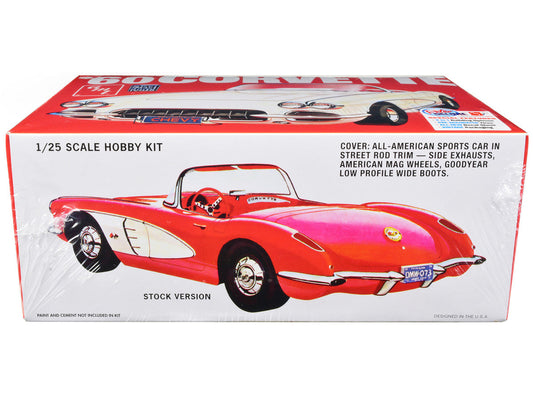 Skill 2 Model Kit 1960 Chevrolet Corvette "Street Rods" 1/25 Scale Model by AMT AMT