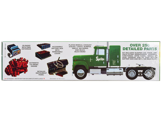 Skill 3 Model Kit International Transtar 4300 Eagle Truck Tractor "Sprite" 1/25 Scale Model by AMT-1