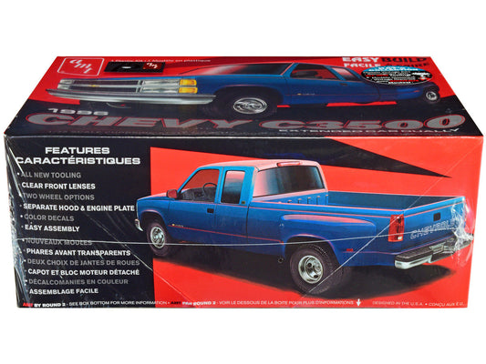 Skill 2 Model Kit 1996 Chevrolet C3500 Extended Cab Dually Pickup Truck "Easy Build" 1/25 Scale Model by AMT AMT