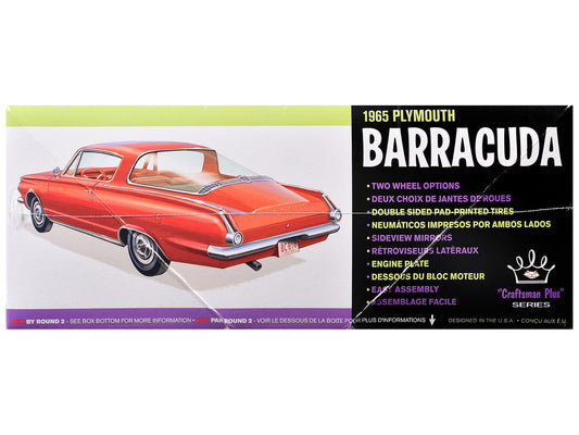 Skill 2 Model Kit 1965 Plymouth Barracuda "Craftsman Plus" Series 1/25 Scale Model by AMT AMT