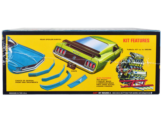Skill 3 Model Kit 1970 Ford Mustang Funny Car "Mach Won" 1/25 Scale Model by AMT AMT
