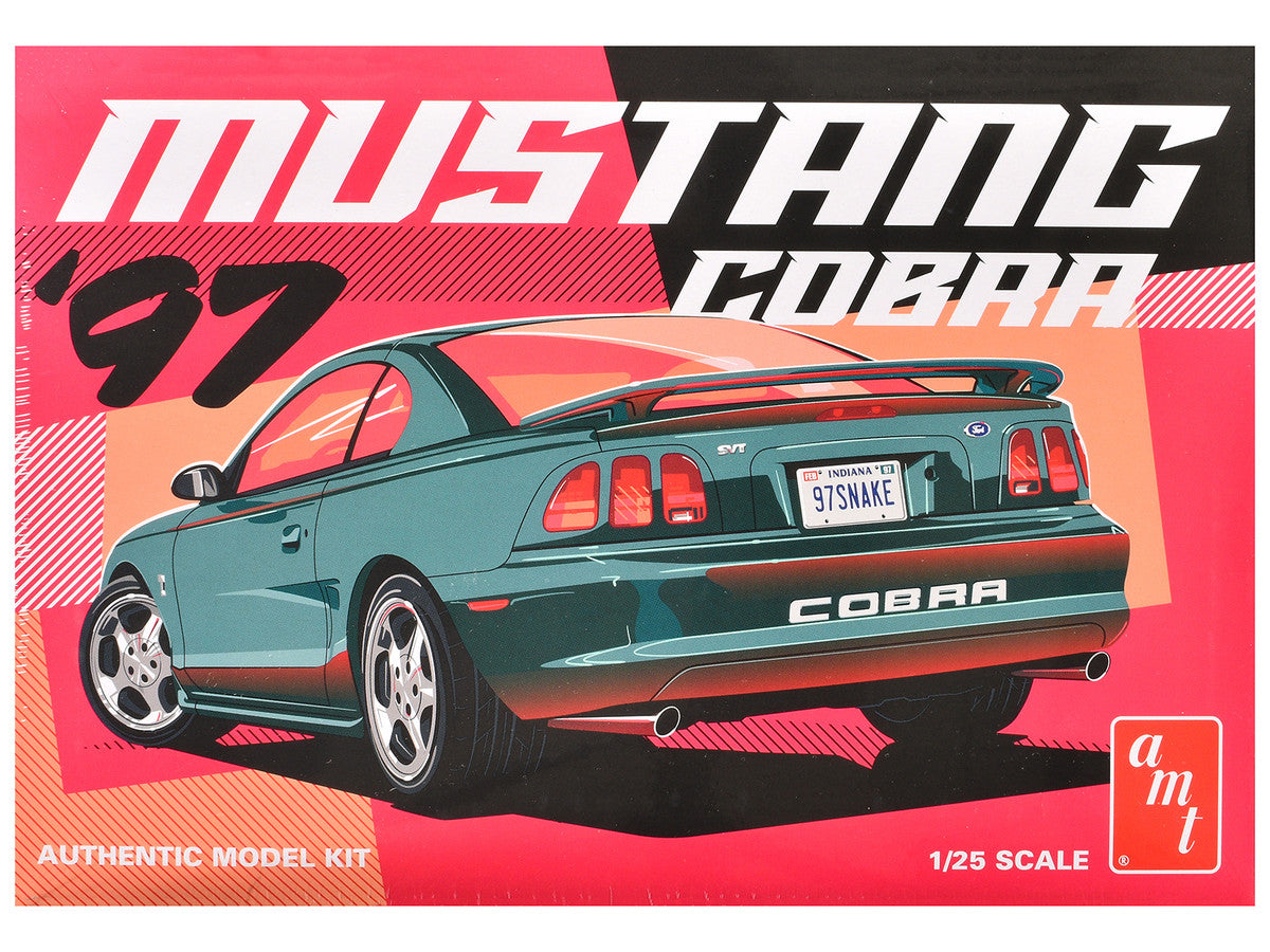 Skill 2 Model Kit 1997 Ford Mustang Cobra 1/25 Scale Model by AMT AMT