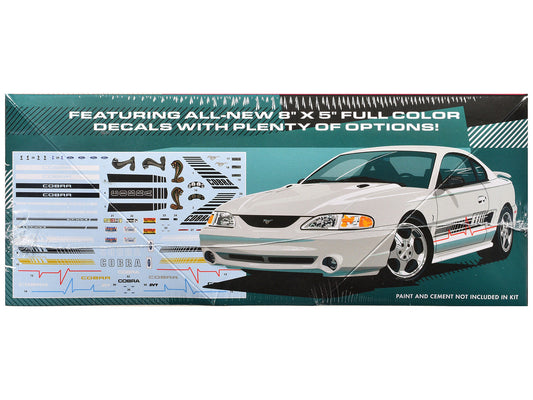 Skill 2 Model Kit 1997 Ford Mustang Cobra 1/25 Scale Model by AMT AMT