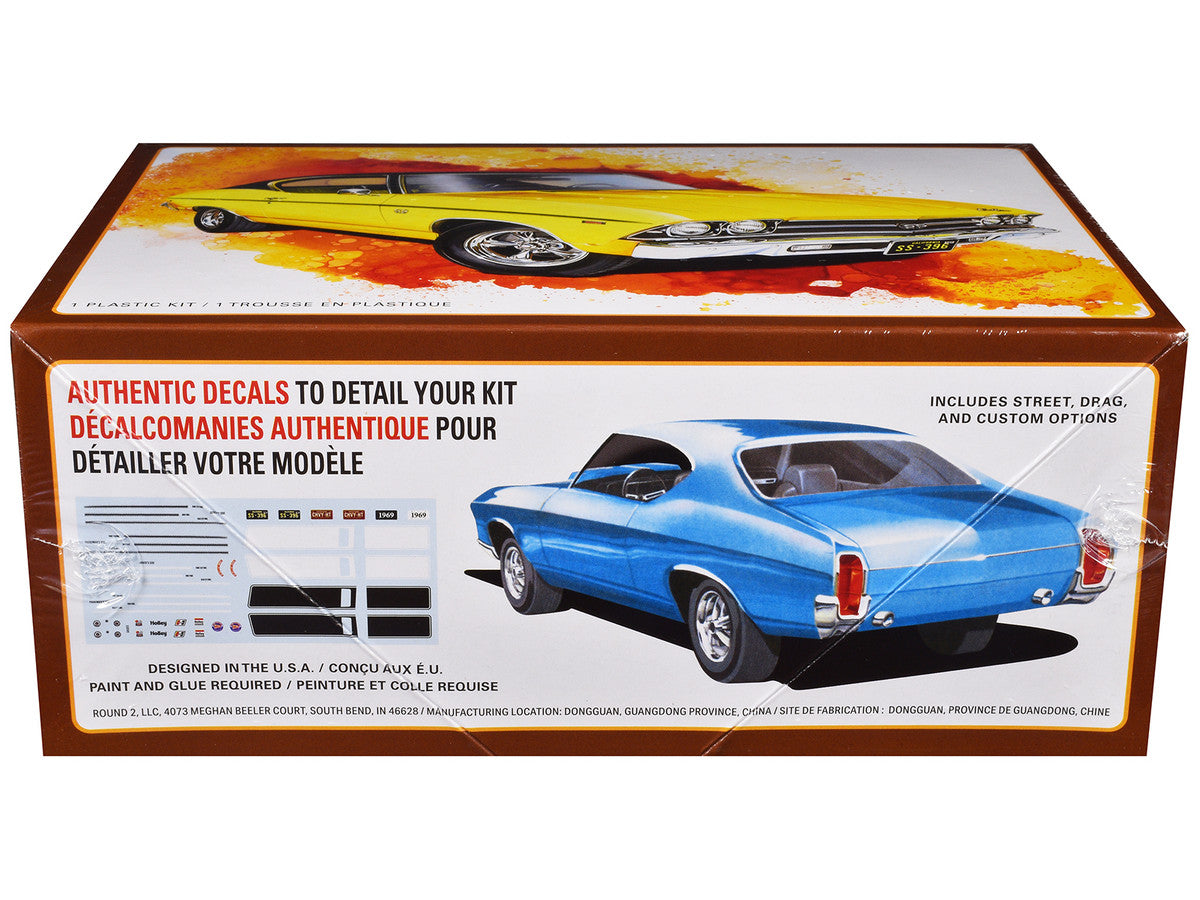 Skill 2 Model Kit 1969 Chevrolet Chevelle SS 396 1/25 Scale Model by AMT AMT