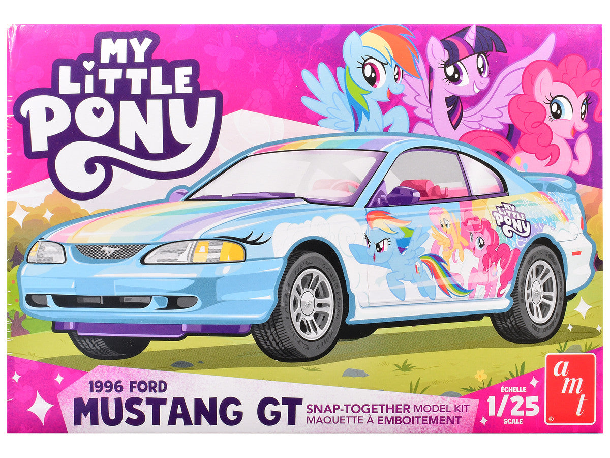Skill 2 Model Kit 1996 Ford Mustang GT "My Little Pony" 1/25 Scale Model by AMT-3
