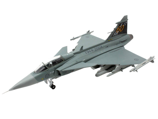 Saab JAS 39A Gripen Fighter Aircraft "17 Wing 60th Anniversary Livery Ronneby Air Show" (2004) Swedish Air Force 1/72 Diecast Model Airplane by Aviation 72 Aviation 72