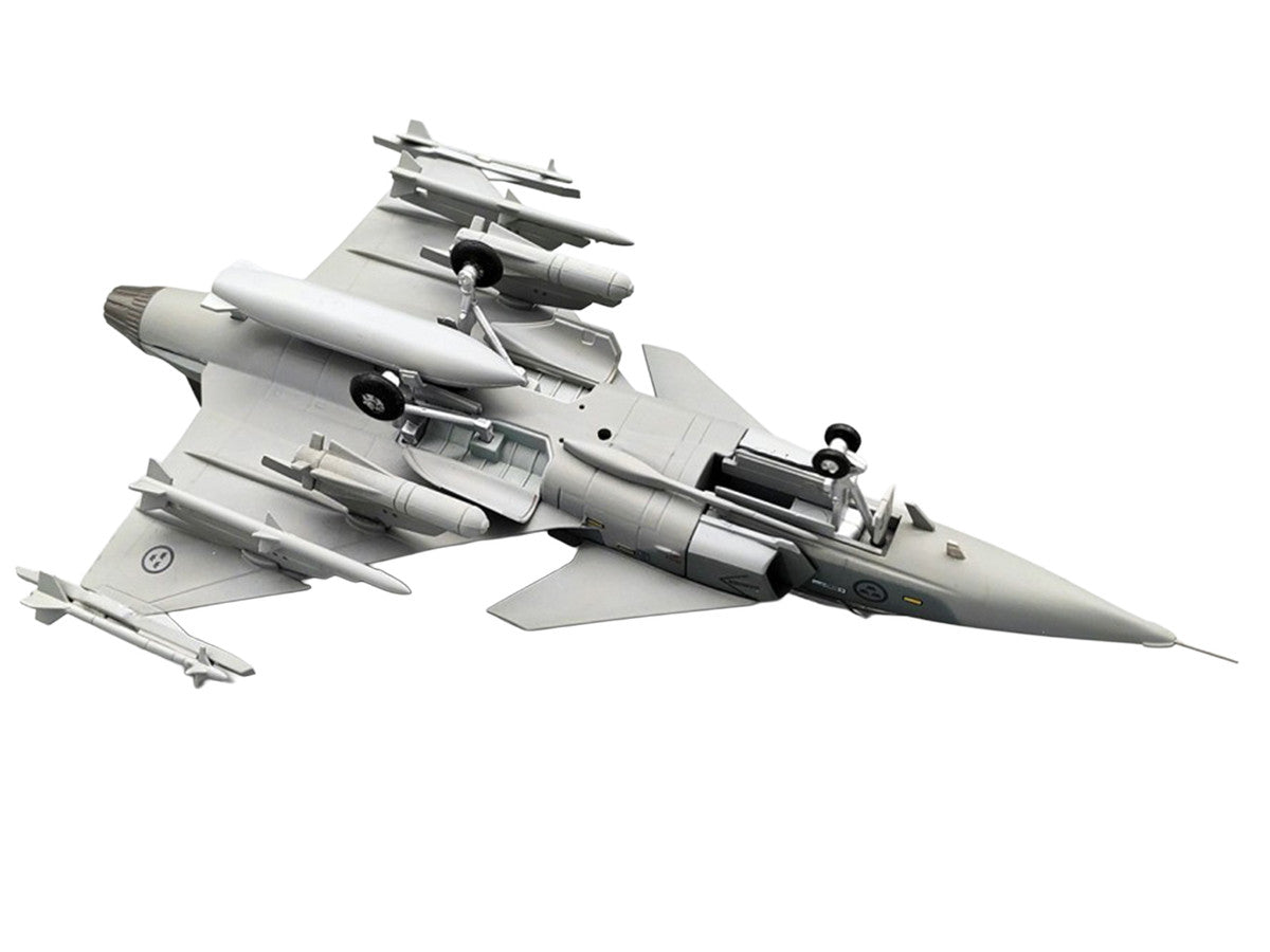 Saab JAS 39A Gripen Fighter Aircraft "17 Wing 60th Anniversary Livery Ronneby Air Show" (2004) Swedish Air Force 1/72 Diecast Model Airplane by Aviation 72 Aviation 72