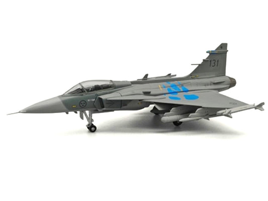Saab JAS 39A Gripen Fighter Aircraft "131 F 7 Wing Cat’s Paw Livery Satenas Air Base" (2006) Swedish Air Force 1/72 Diecast Model Airplane by Aviation 72 Aviation 72