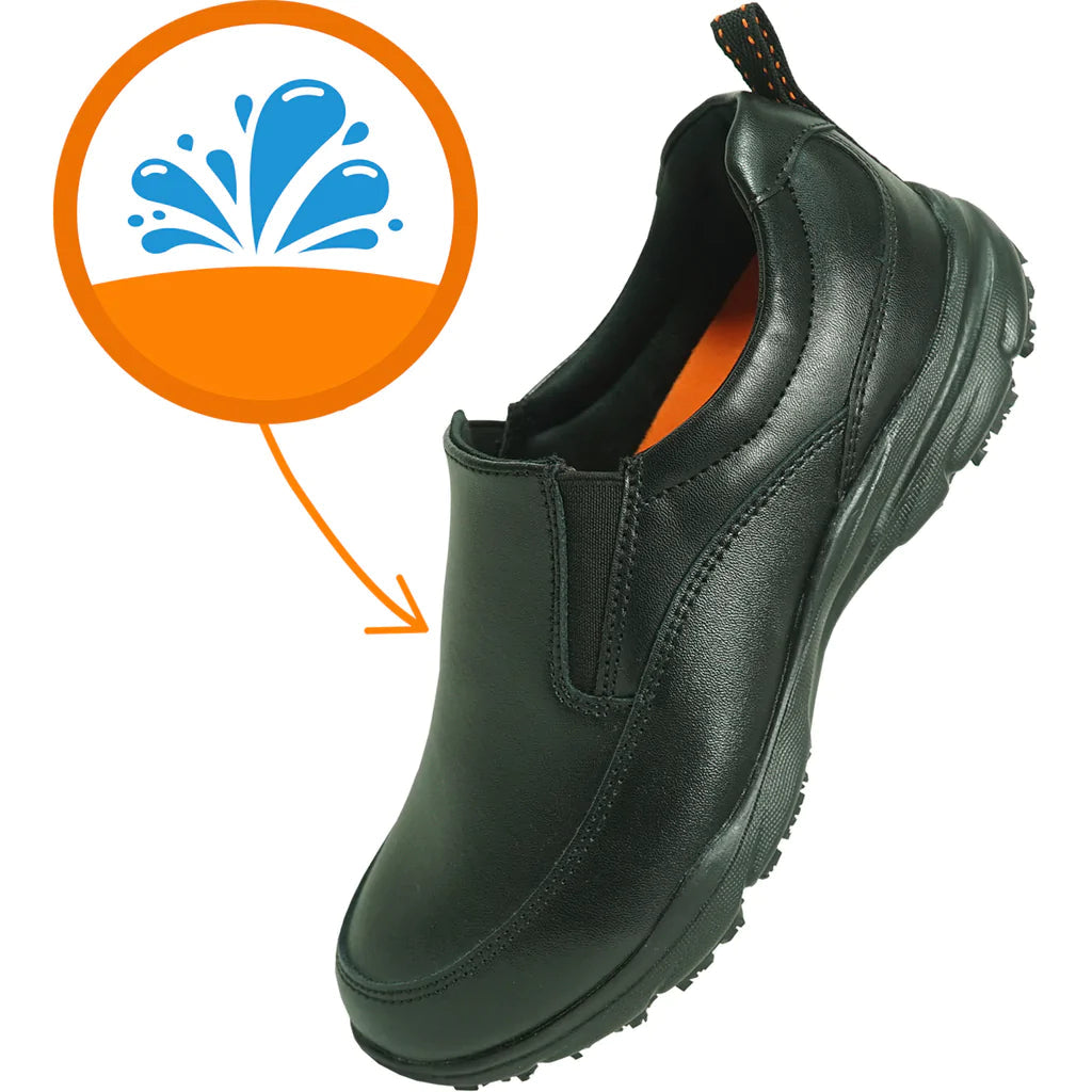 VANGELO Women Slip Resistant Shoe AVA-3 Black Tux-USA