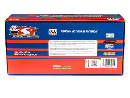 Dodge Charger NHRA Funny Car Matt Hagan "MOPAR Direct Connection" (2025) Limited Edition 1/24 Diecast Model Car by Auto World-1