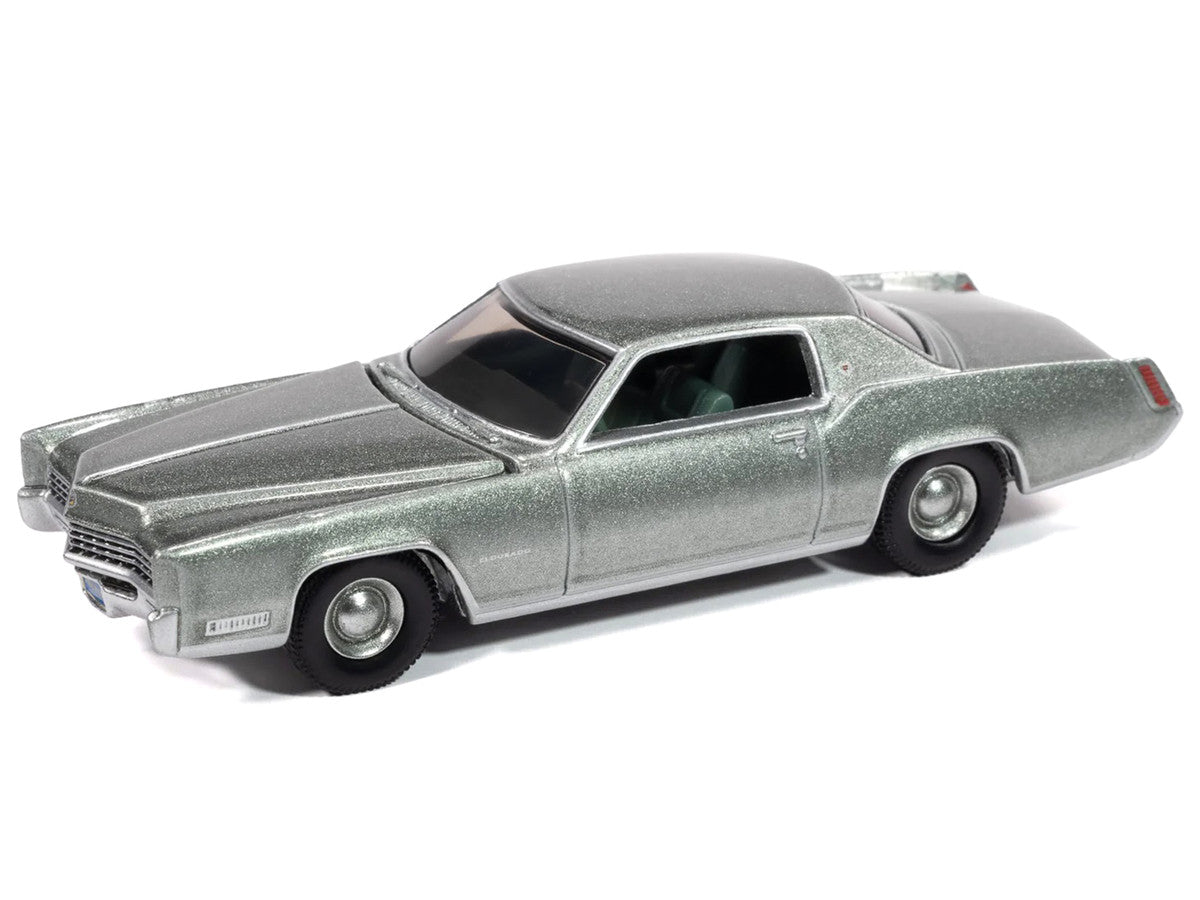 1967 Cadillac Eldorado Crystal Firemist Metallic with Green Interior "Luxury Cruisers" Series 1/64 Diecast Model Car by Auto World Autoworld