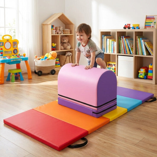 Yoga Set: Gymnastics Vaulting Box + Gymnastics Mat W2B