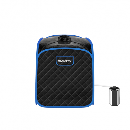 Portable Personal Steam Sauna Spa with Steamer Chair-Black W2B