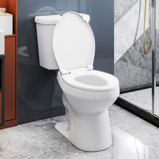 Standard Toilet with 17.5 Inch ADA Comfort Chair Height Seat W2B