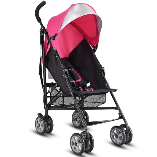 Folding Lightweight Baby Toddler Umbrella Travel Stroller-Black W2B