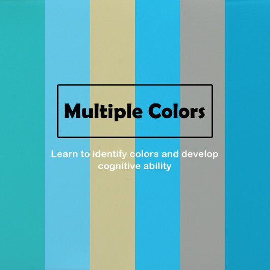 6 Pieces Multifunctional Hexagon Toddler Floor Cushions Classroom Seating with Handles-Multicolor