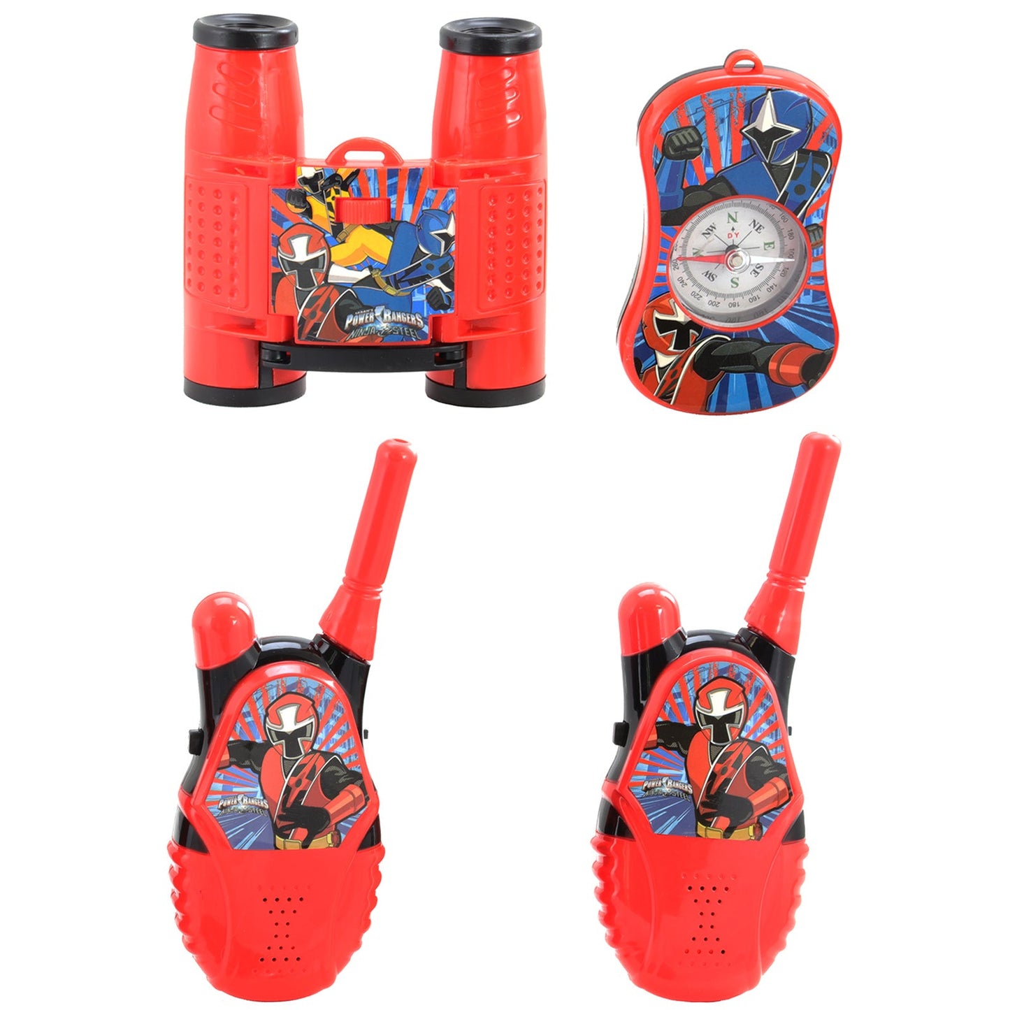 Power Rangers Walkie Talkie 4 Piece Adventure Kit W2B