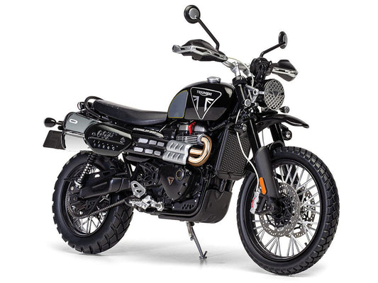 Triumph Scrambler 1200 "Bond Edition" Motorcycle Black 007 James Bond "No Time to Die" (2021) Movie 1/12 Diecast Model by Corgi Corgi