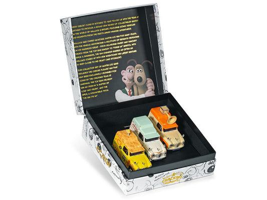"Wallace & Gromit" Austin A35 Van Collection Set of 3 Pieces Diecast Model Cars by Corgi Corgi