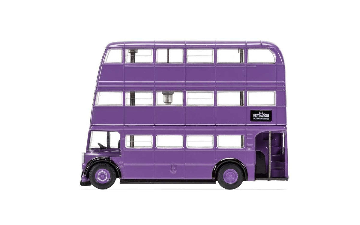 "Knight Bus" Triple Decker Bus Purple "Harry Potter" Movie Series Diecast Model by Corgi Corgi
