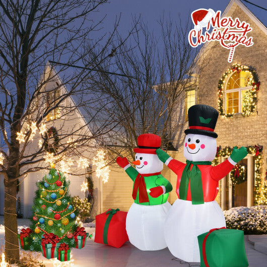 6 Feet Christmas Inflatable Snowmen Blow Up Christmas Decoration W2B