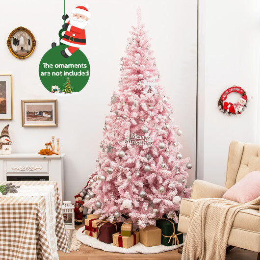 7.5 Feet Flocked Christmas Tree W2B