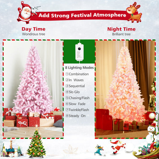 7.5 Feet Flocked Christmas Tree W2B