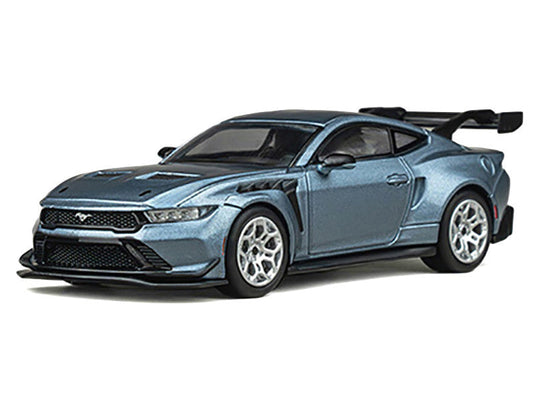 Ford Mustang GTD Light Blue Metallic 1/64 Diecast Model Car by CM Models CM Models