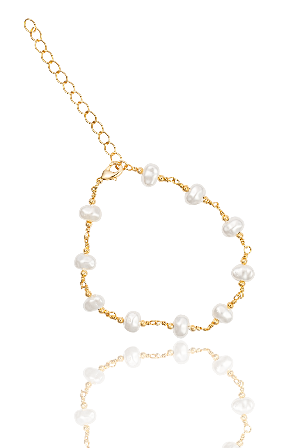 Abstract Pearl Necklace (H167)(I531) MIA Jewelry