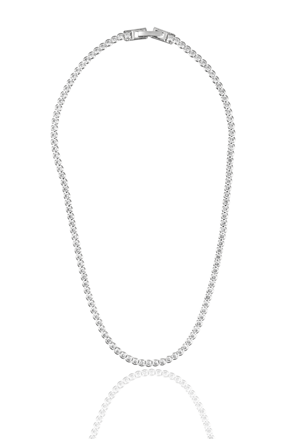3mm Diamond Tennis Necklace (F236A/I46B) MIA Jewelry