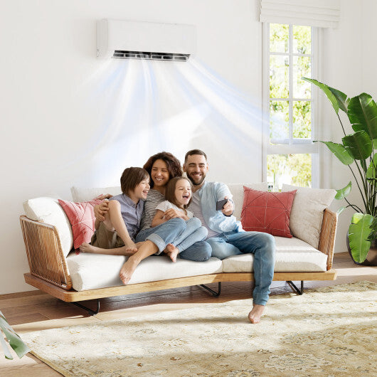 Ultra-Quiet Inverter Mini Split AC: 22 SEER2/R32 Eco Refrigerant Sleep Mode W2B