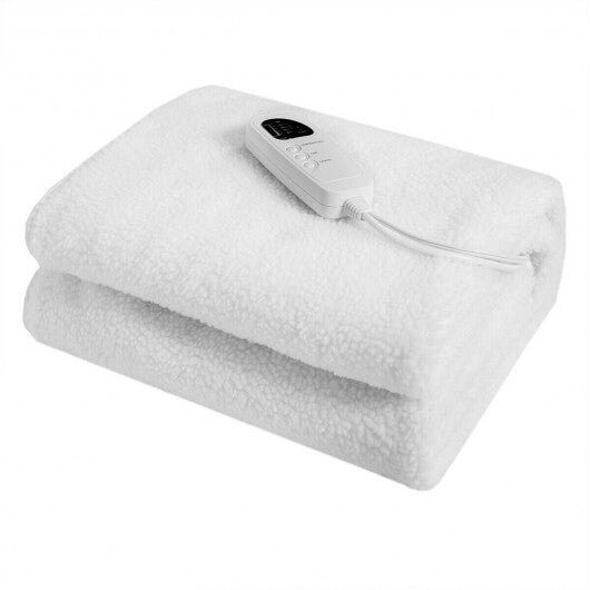 71 x 31 Inch Massage Bed Warmer Heating Pad with 5 Heat Settings W2B