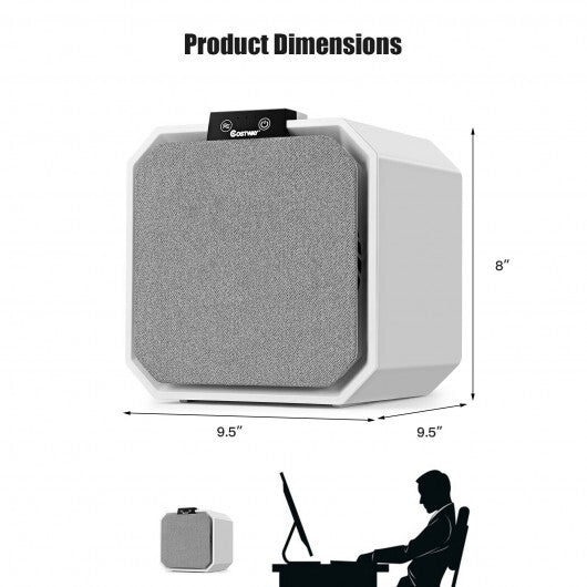 Desktop HEPA Air Purifier Home Air Cleaner with 2-in-1 Composite HEPA Filter W2B