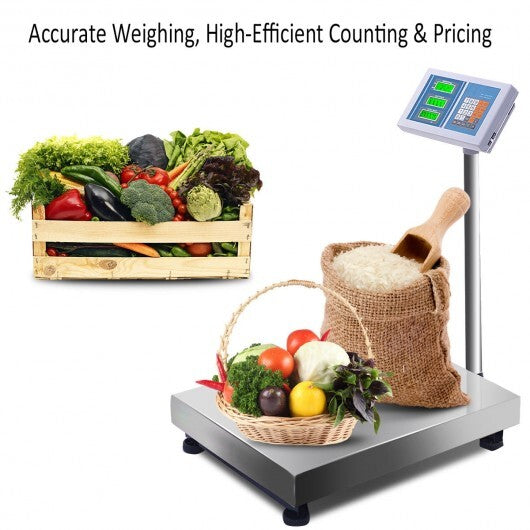 660 lbs Weight Computing Digital Floor Platform Scale W2B