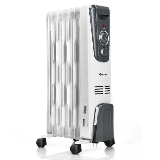 1500W Electric Space Heater with Adjustable Thermostat