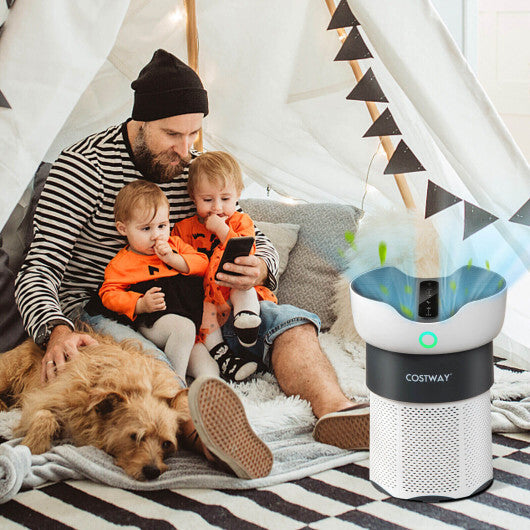 Air Purifier with Sleep Mode for Home Office up to 1300 Sq Ft W2B