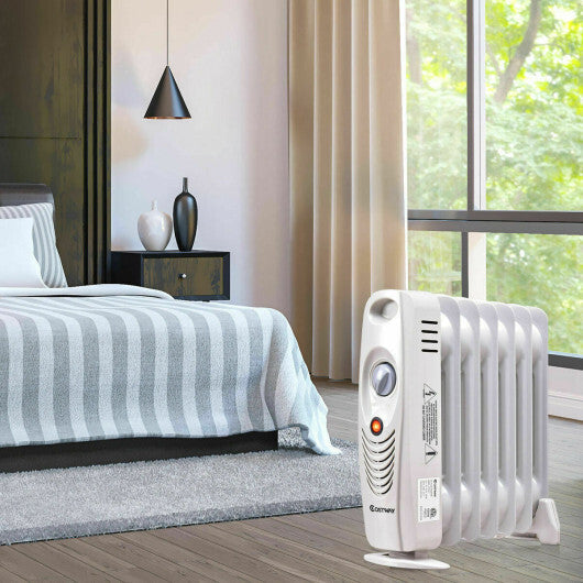 700 W Portable Mini Electric Oil-Filled Radiator Heater W2B