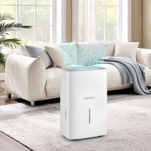 94.5 Pints Dehumidifier with 24H Timer and LED Display-White