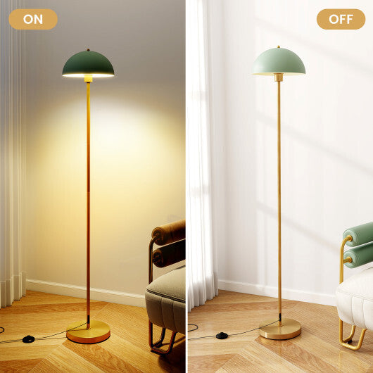 Modern Standing Lamp with Adjustable Lamp Head and Foot Switch W2B