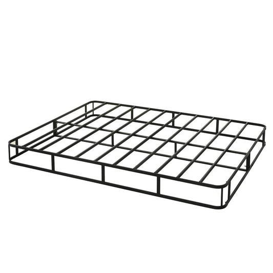 Full size 8-inch Metal Frame Box-Spring Mattress Foundation with Cover-1